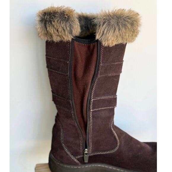 L.L. Bean Women's Waterproof Nordic Casual Boots Size 8.5M Brown - Picture 4 of 8